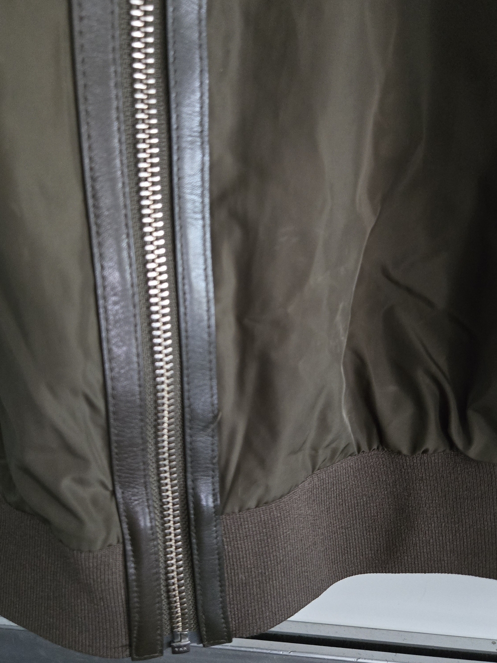 Mackage Aritzia Cara Khaki Bomber Jacket, Green Pilot Military Army Y2K - Picture 14 of 17